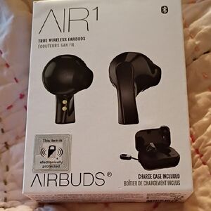 Black True Wireless Earbuds